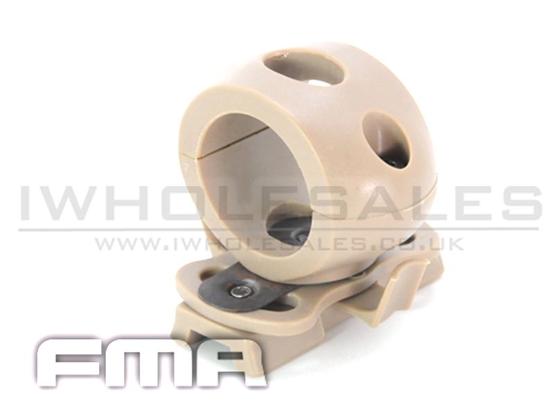 FMA Single Clamp for 1 flashlight (Tan) (TB372) FMA Single Clamp for 1 flashlight (Tan) (TB372)