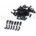 FMA Larue In (Tan) Clips 60 Piece Set (Black) (TB123)