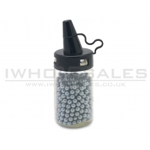 Huntex 4.5mm (.177) Steel BB's (500 Rounds - Bottle)