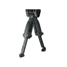 Tactical Extendable Bipod and Foregrip (Black)